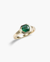 Emerald Octagon Ring